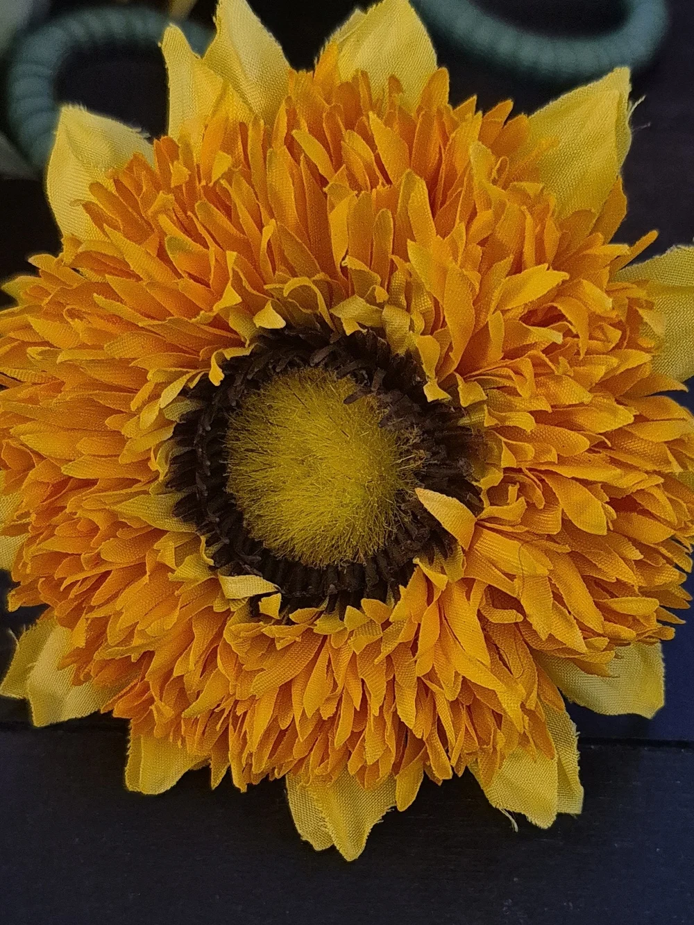 Pottery Barn Sunflowers Napking Rings Set Of 6.